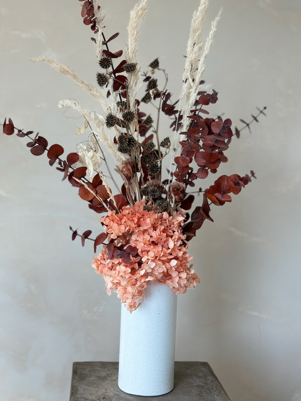 Dried Flower Arrangement - Toasted Orange