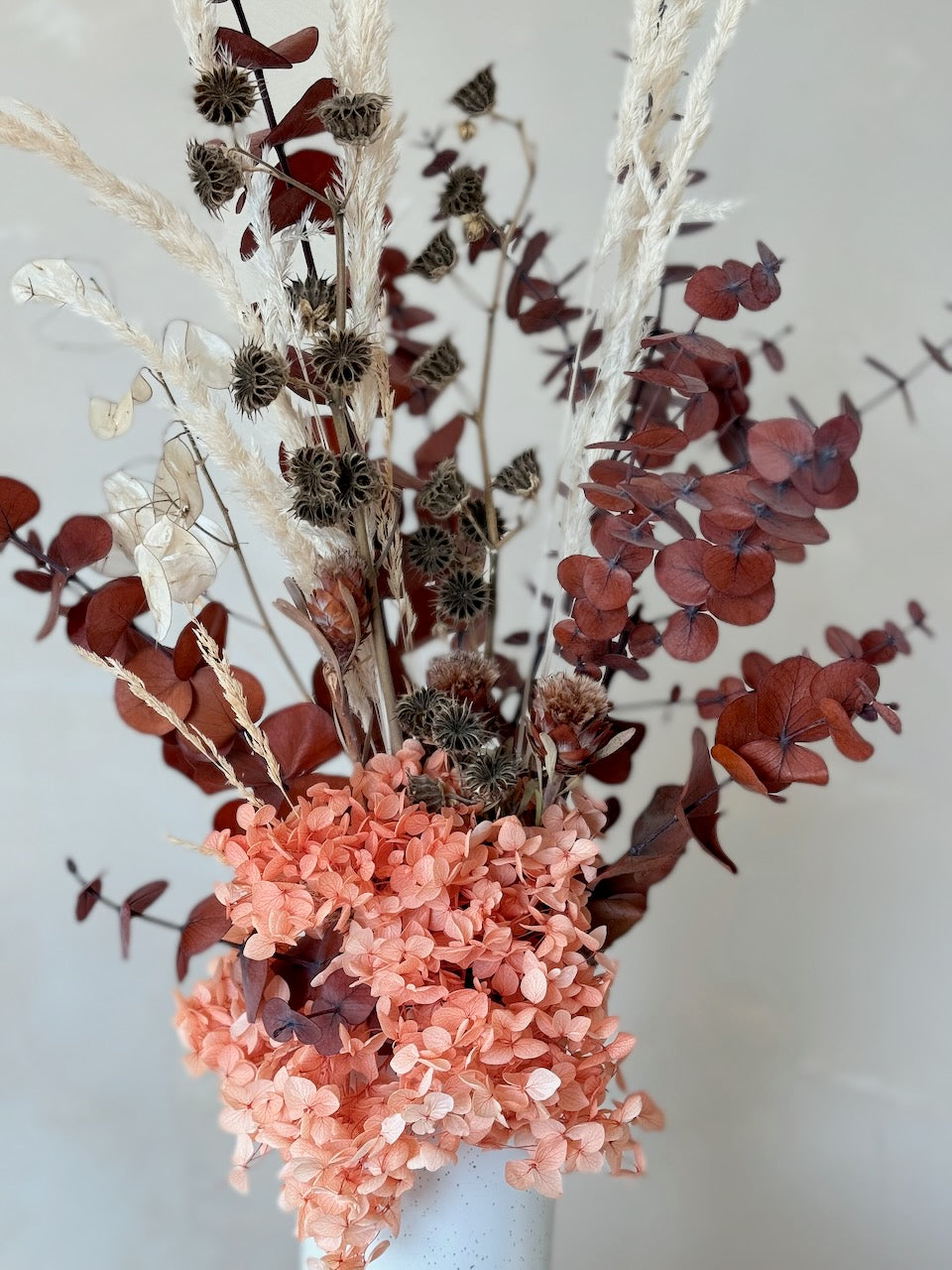 Dried Flower Arrangement - Toasted Orange